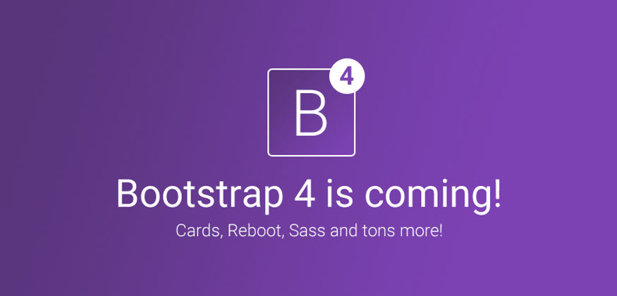 twitter bootstrap 4 responsive sass